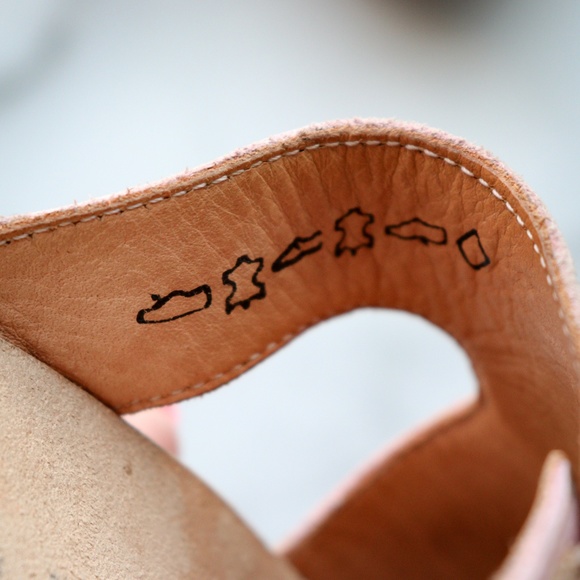 THINK! Mizzi face sandal leather cork pink slide - Picture 3 of 8